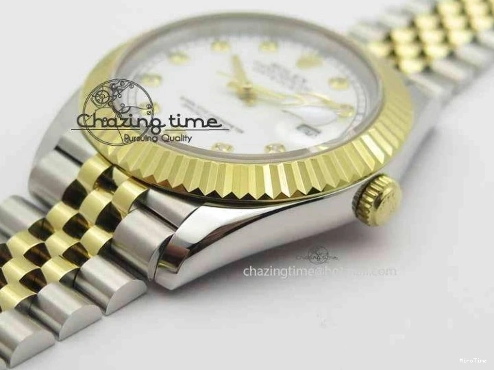 MiroTime 0304 DateJust II 41mm SS YG BP Maker Best Edition White Diam Dial On Jubilee Bracelet A ModernLook 3663